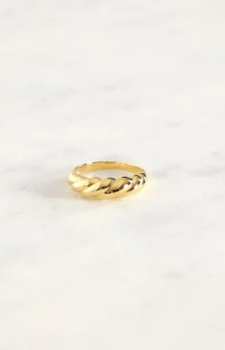 Femme Nina Kastens Jewelry Bague Wavy En Or