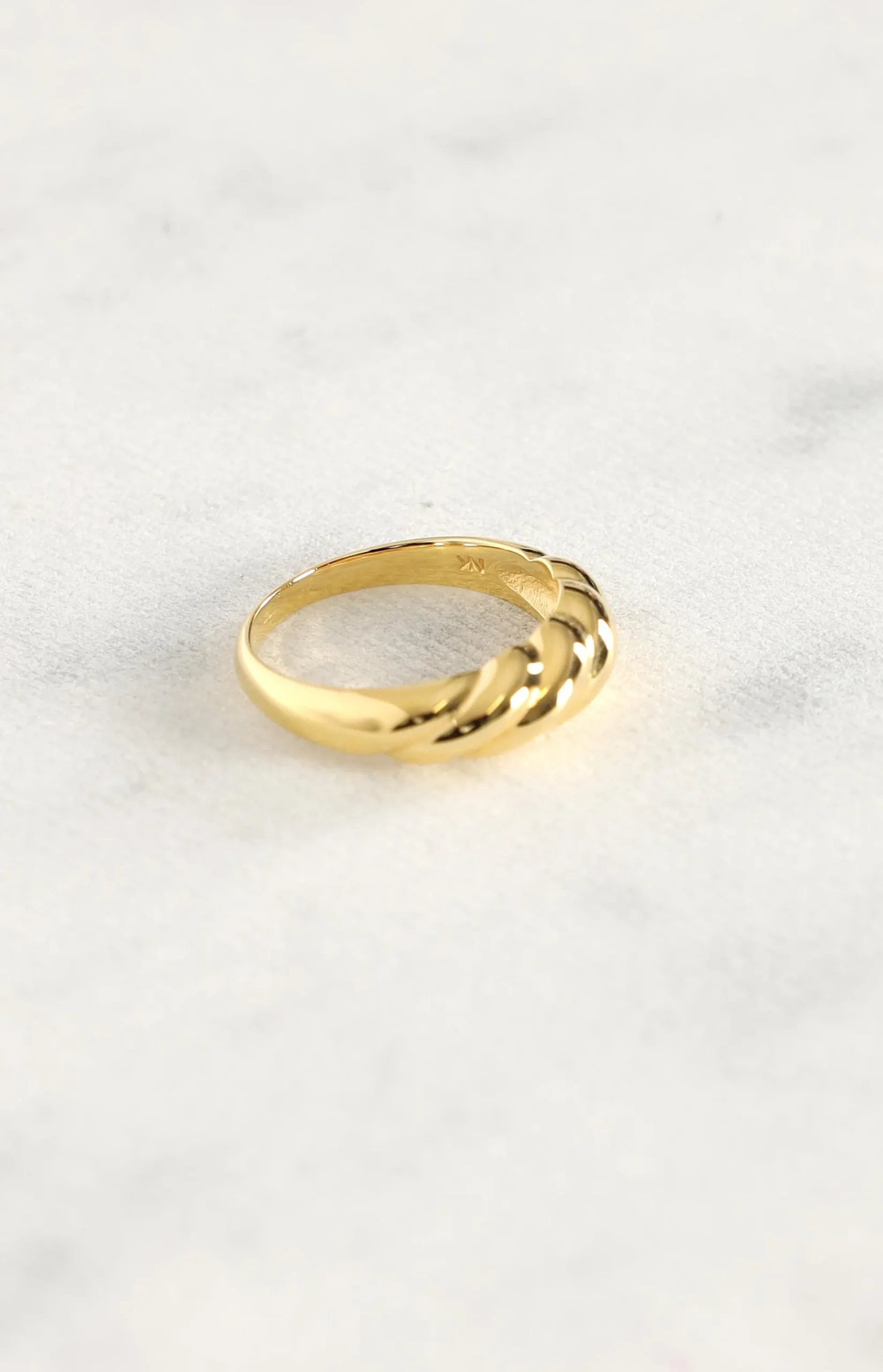 Femme Nina Kastens Jewelry Bague Wavy En Or