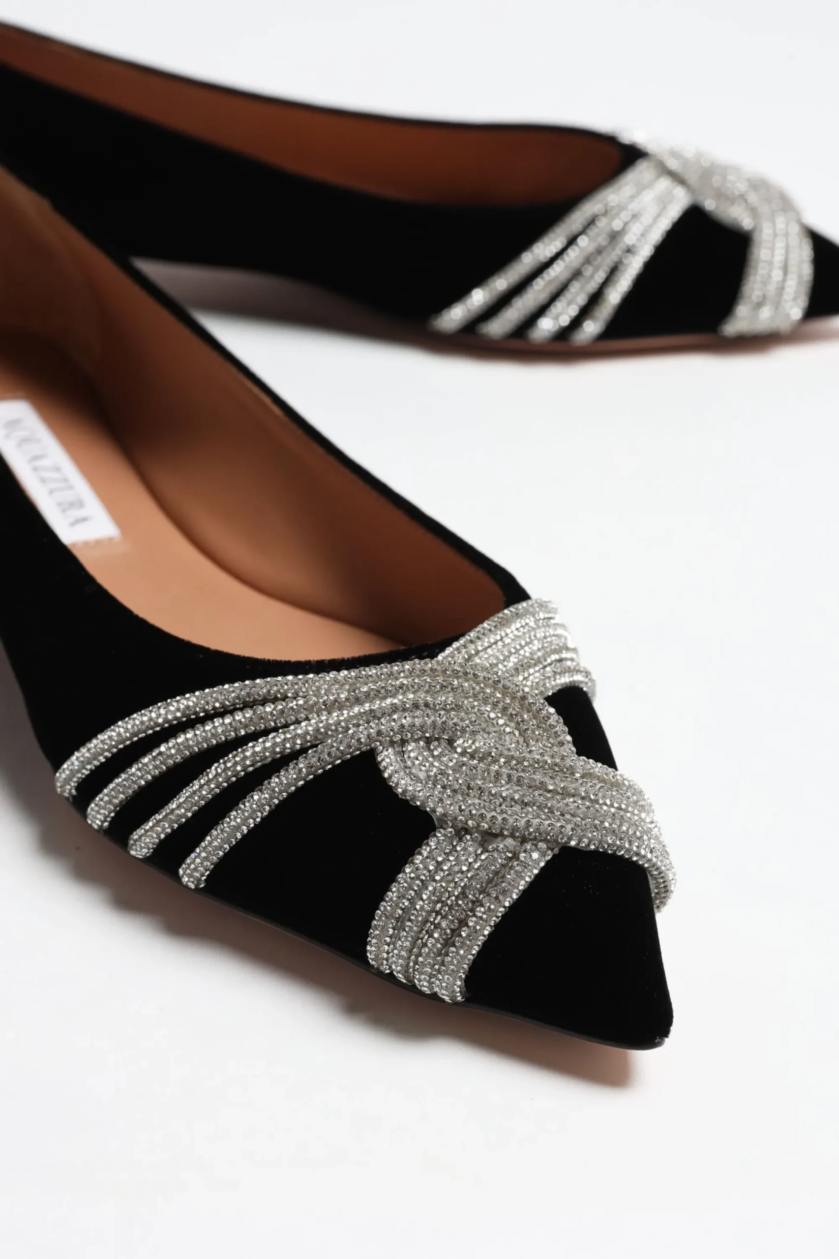 Femme Aquazzura Ballerines Gatsby En Noir