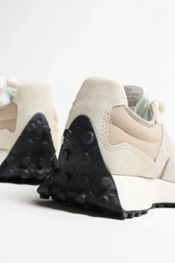 Femme New Balance Baskets 327 En Angora/Gris Vermillon