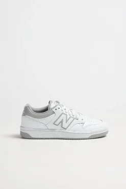 Femme New Balance Baskets 480 En Blanc/Gris