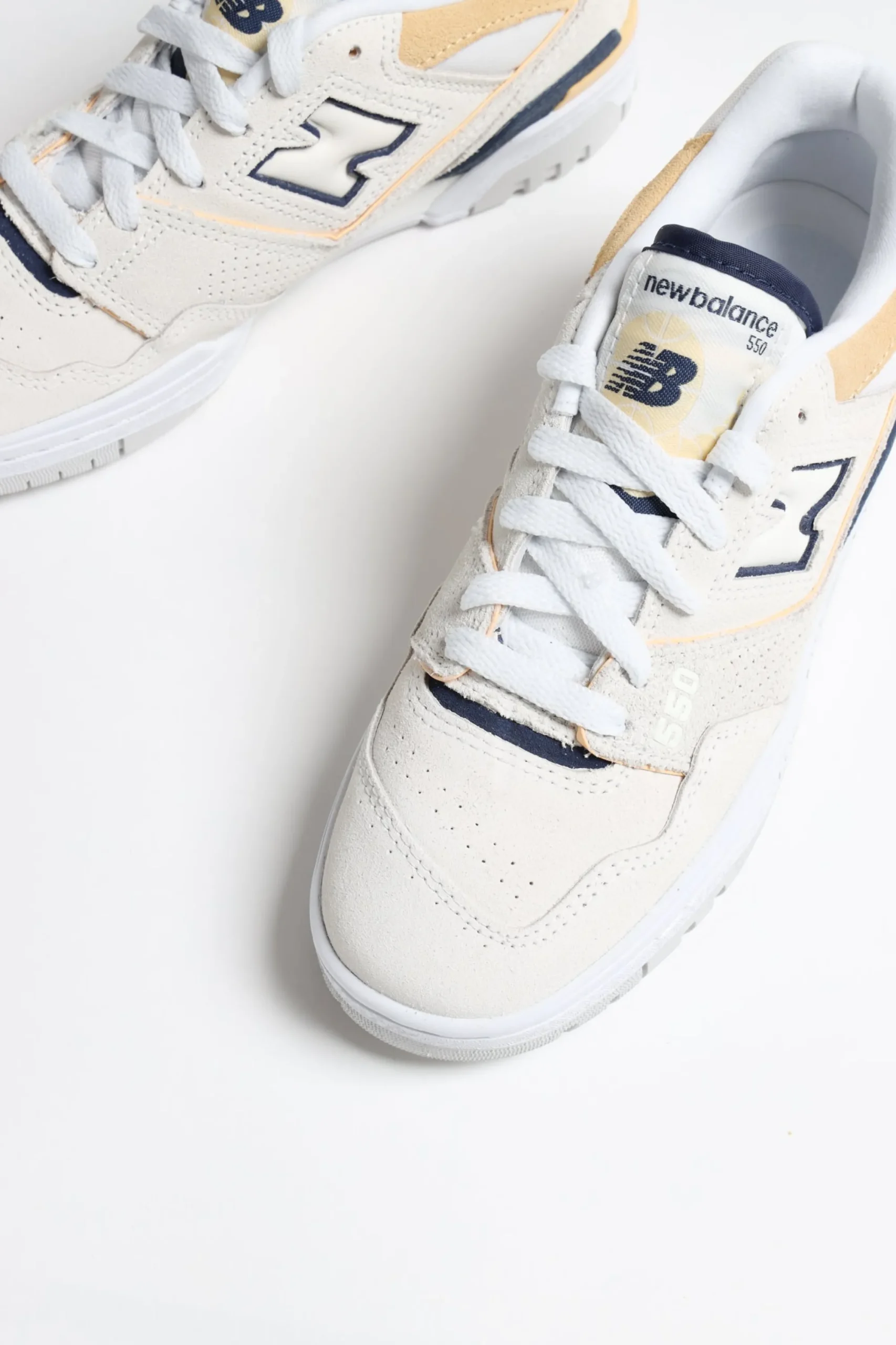 Femme New Balance Baskets 550 En Sea Salt/Navy