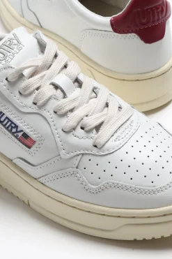 Femme Autry Baskets 01 Low En Blanc/Amethyste