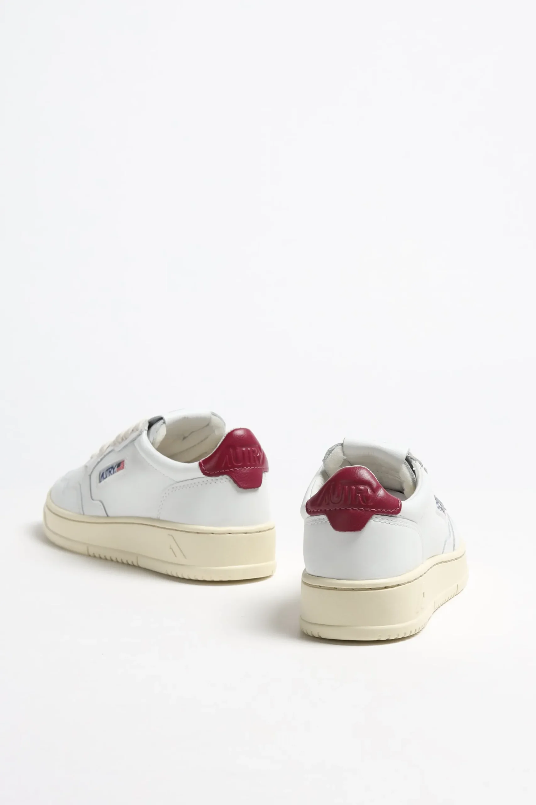 Femme Autry Baskets 01 Low En Blanc/Amethyste