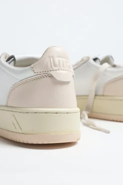 Femme Autry Baskets Bicolor Up En Blanc/Givre