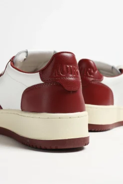 Femme Autry Baskets Bicolor Up En Blanc/Syrah