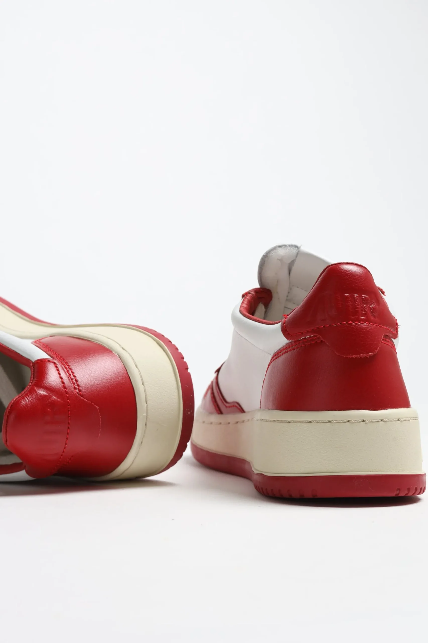 Femme Autry Baskets Bicolor Up En Blanc/Rouge