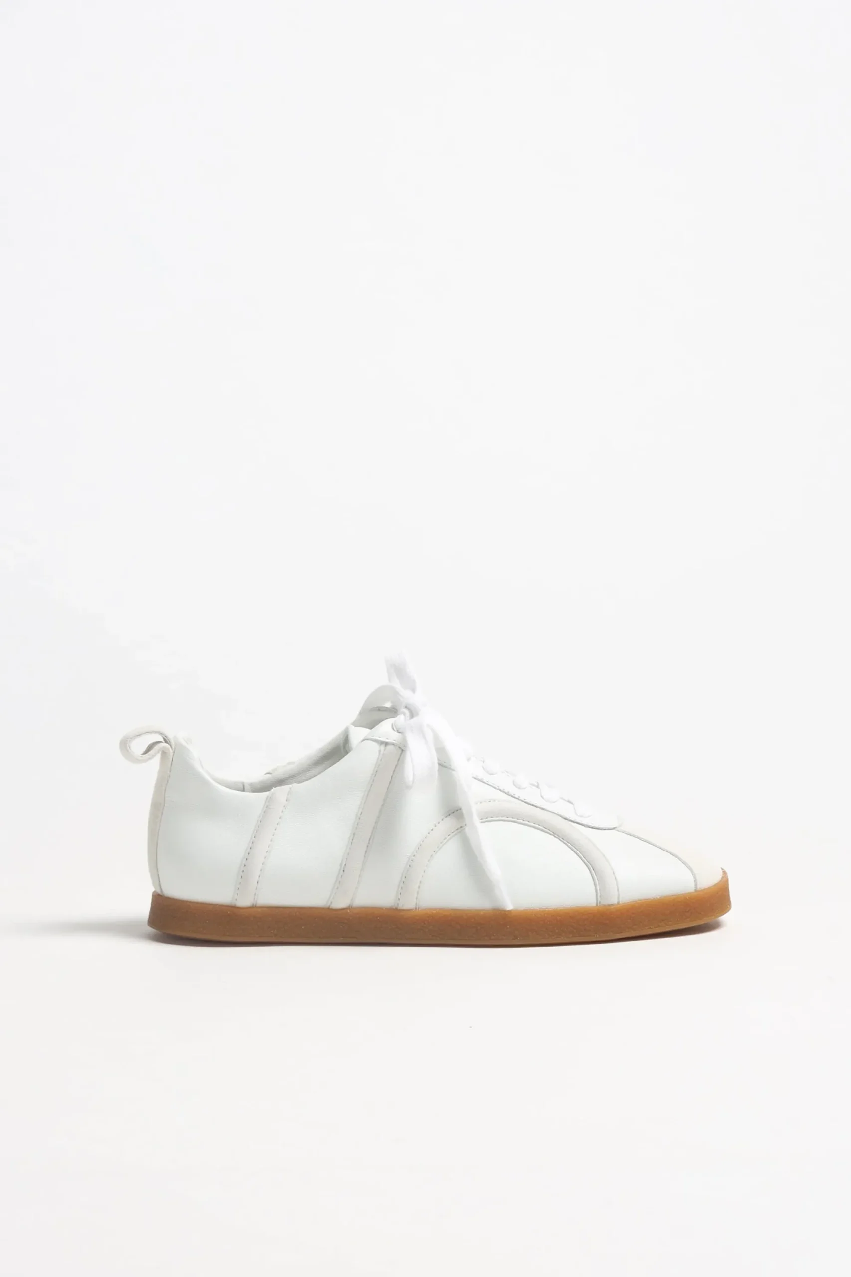 Femme Toteme Baskets En Blanc Casse