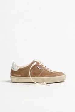 Femme Golden Goose Baskets Soulstar En Tobacco/Blanc