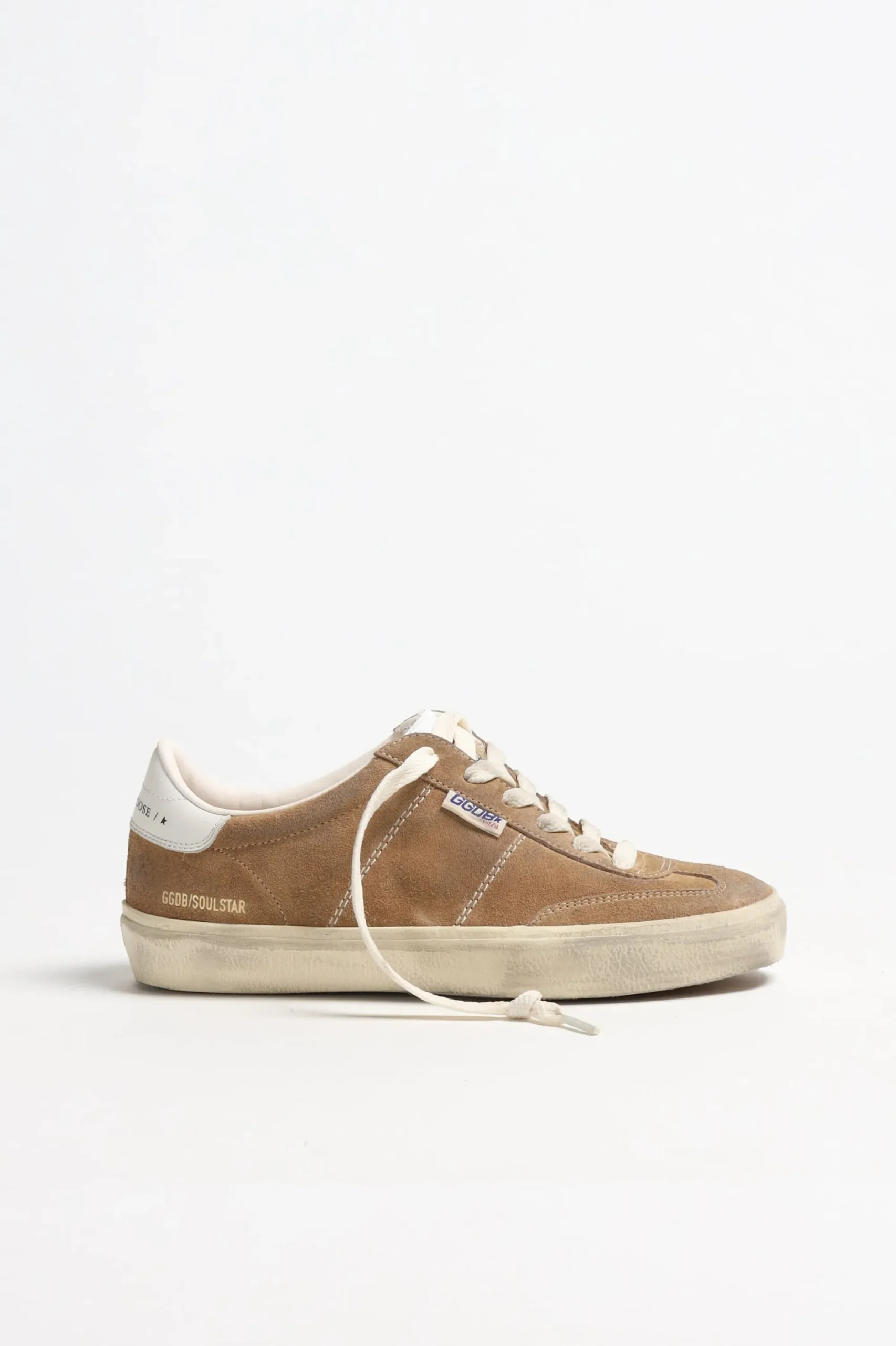 Femme Golden Goose Baskets Soulstar En Tobacco/Blanc