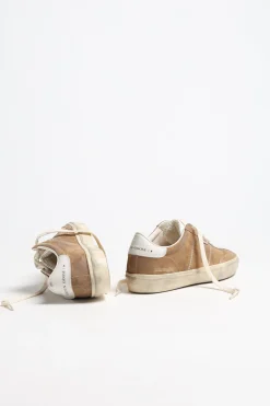 Femme Golden Goose Baskets Soulstar En Tobacco/Blanc