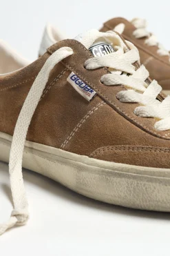 Femme Golden Goose Baskets Soulstar En Tobacco/Blanc