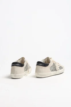 Femme Golden Goose Baskets Super Star Platinum/Beige
