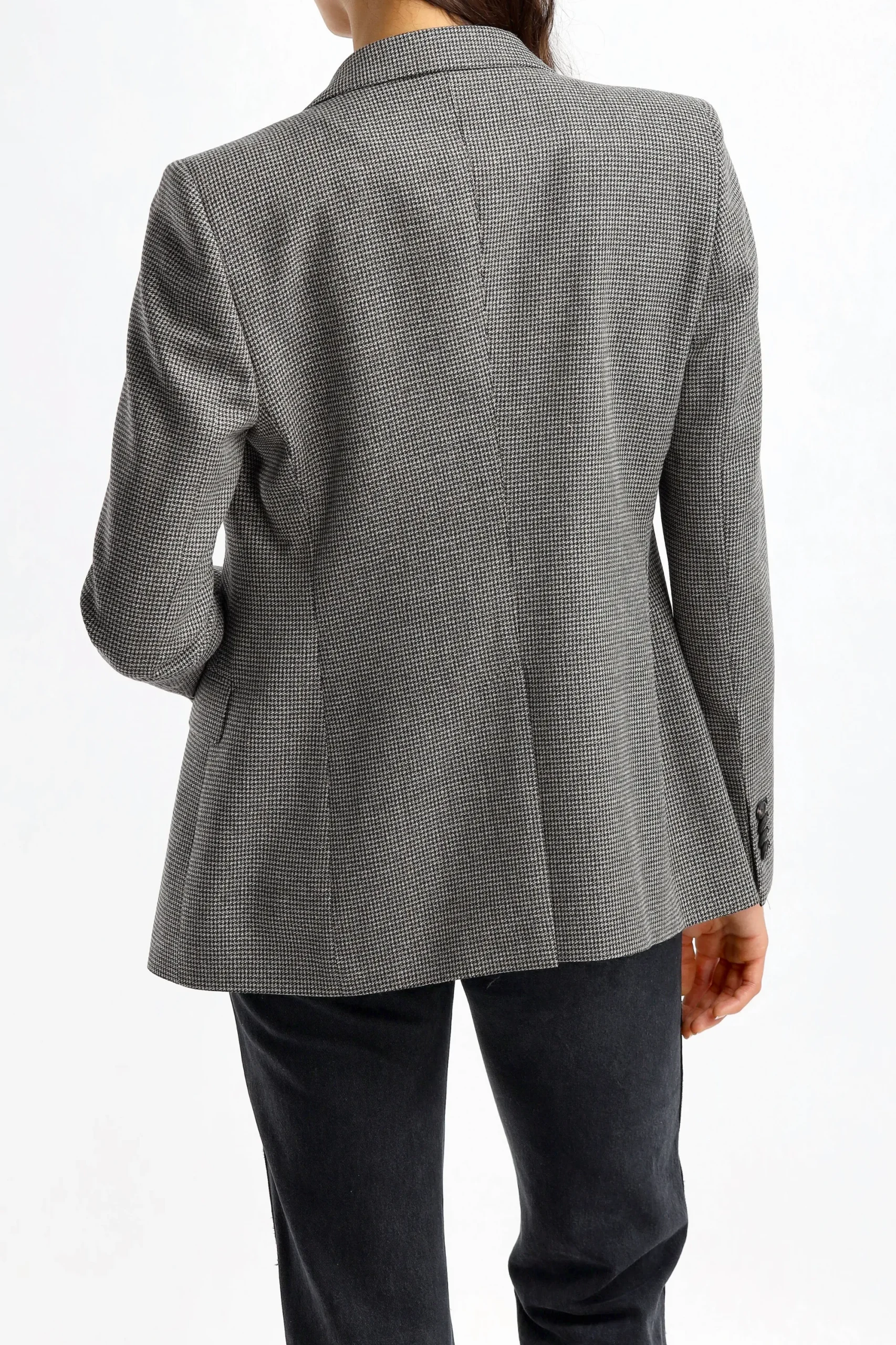 Femme Tagliatore Blazer A Carreaux Parigi Noir