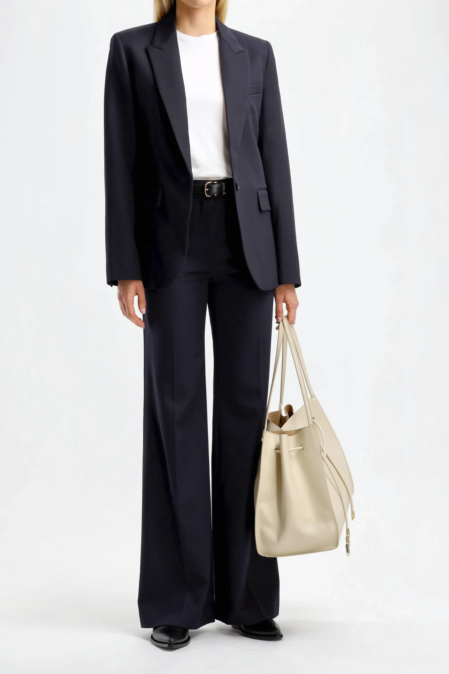 Femme Nili Lotan Blazer Adelaide En Marine Fonce