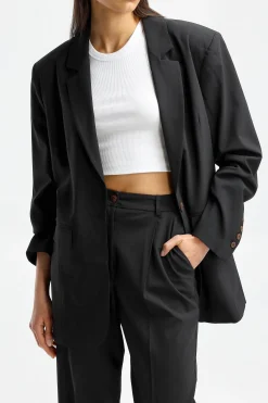 Femme by Aylin Koenig Blazer Amber En Noir