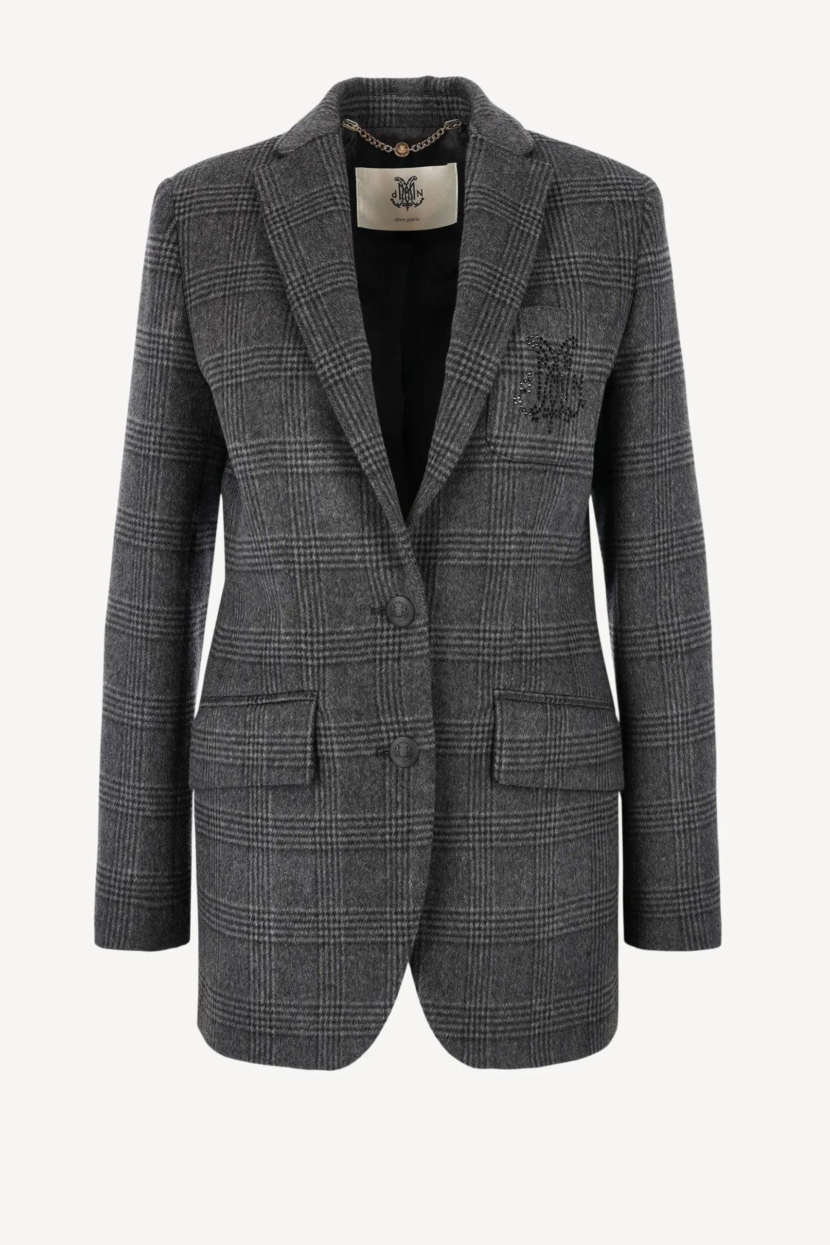 Femme DMN Blazer Armanda En Gris Fonce