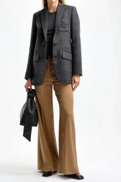 Femme DMN Blazer Armanda En Gris Fonce