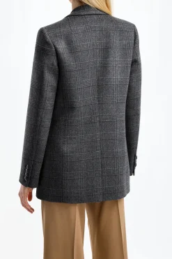 Femme DMN Blazer Armanda En Gris Fonce