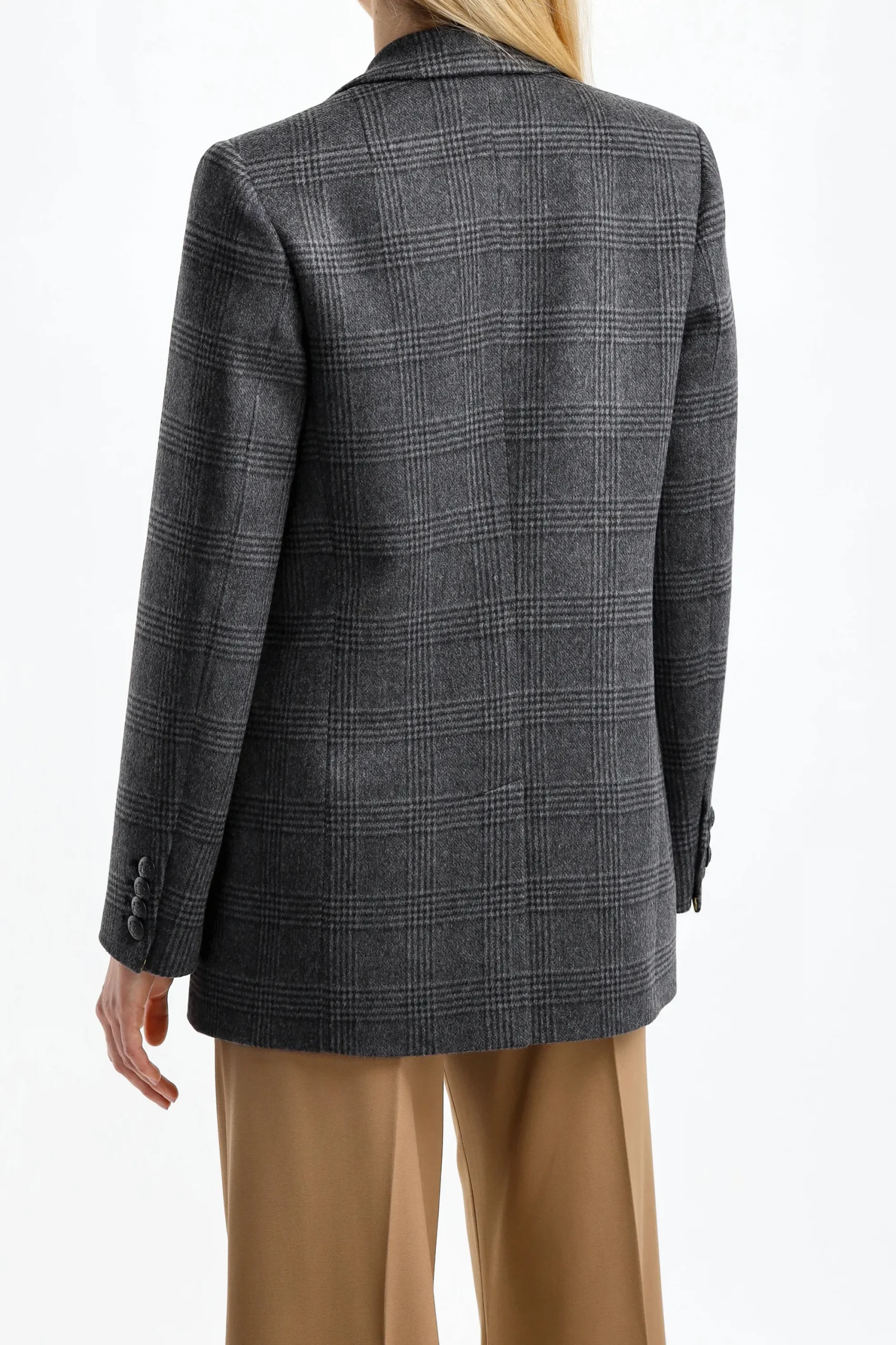 Femme DMN Blazer Armanda En Gris Fonce