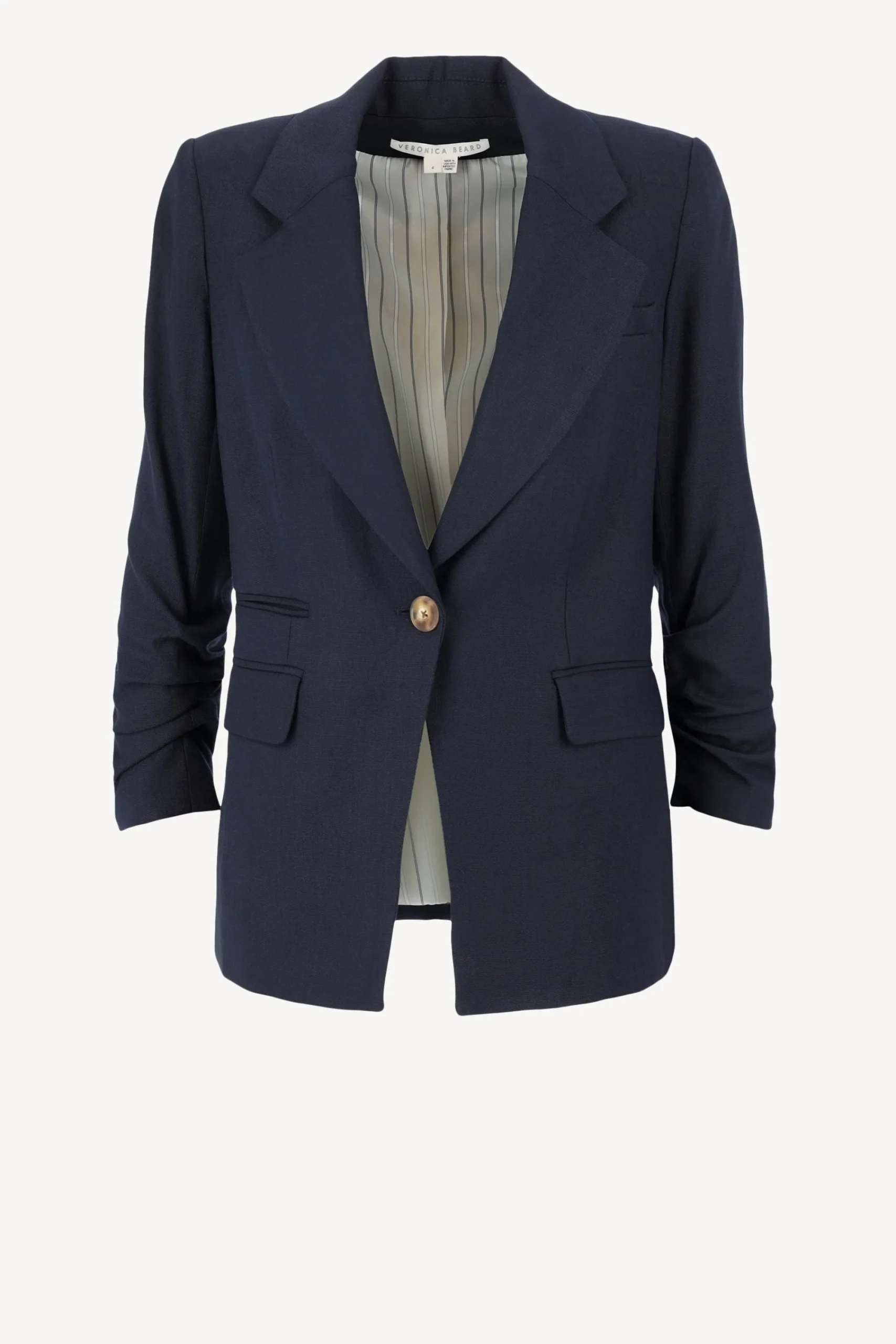 Femme Veronica Beard Blazer Battista Dickey En Bleu Marine