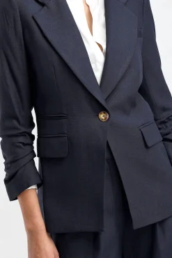Femme Veronica Beard Blazer Battista Dickey En Bleu Marine
