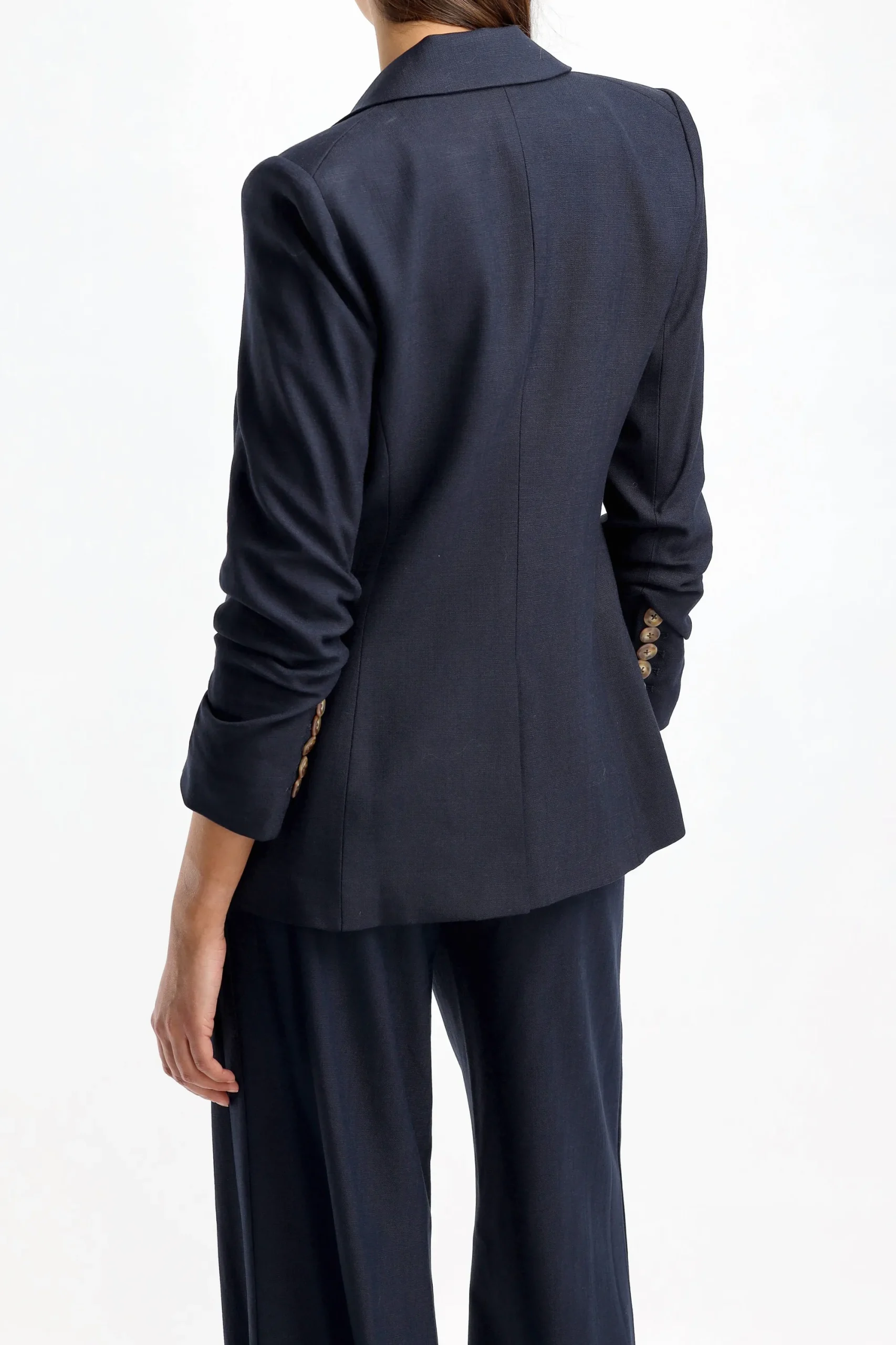 Femme Veronica Beard Blazer Battista Dickey En Bleu Marine