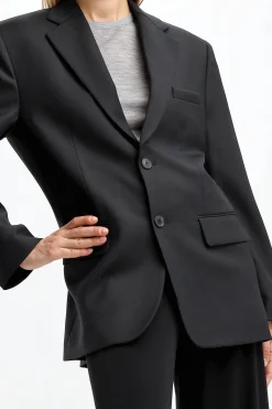Femme Nili Lotan Blazer Boyfriend En Noir