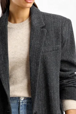 Femme Marant Etoile Blazer Cikaito En Noir