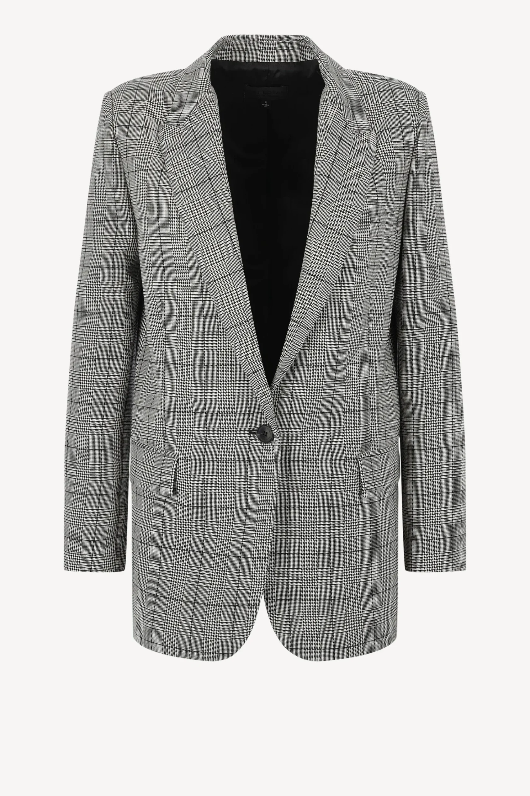 Femme Nili Lotan Blazer Diane En Noir/Ivoire