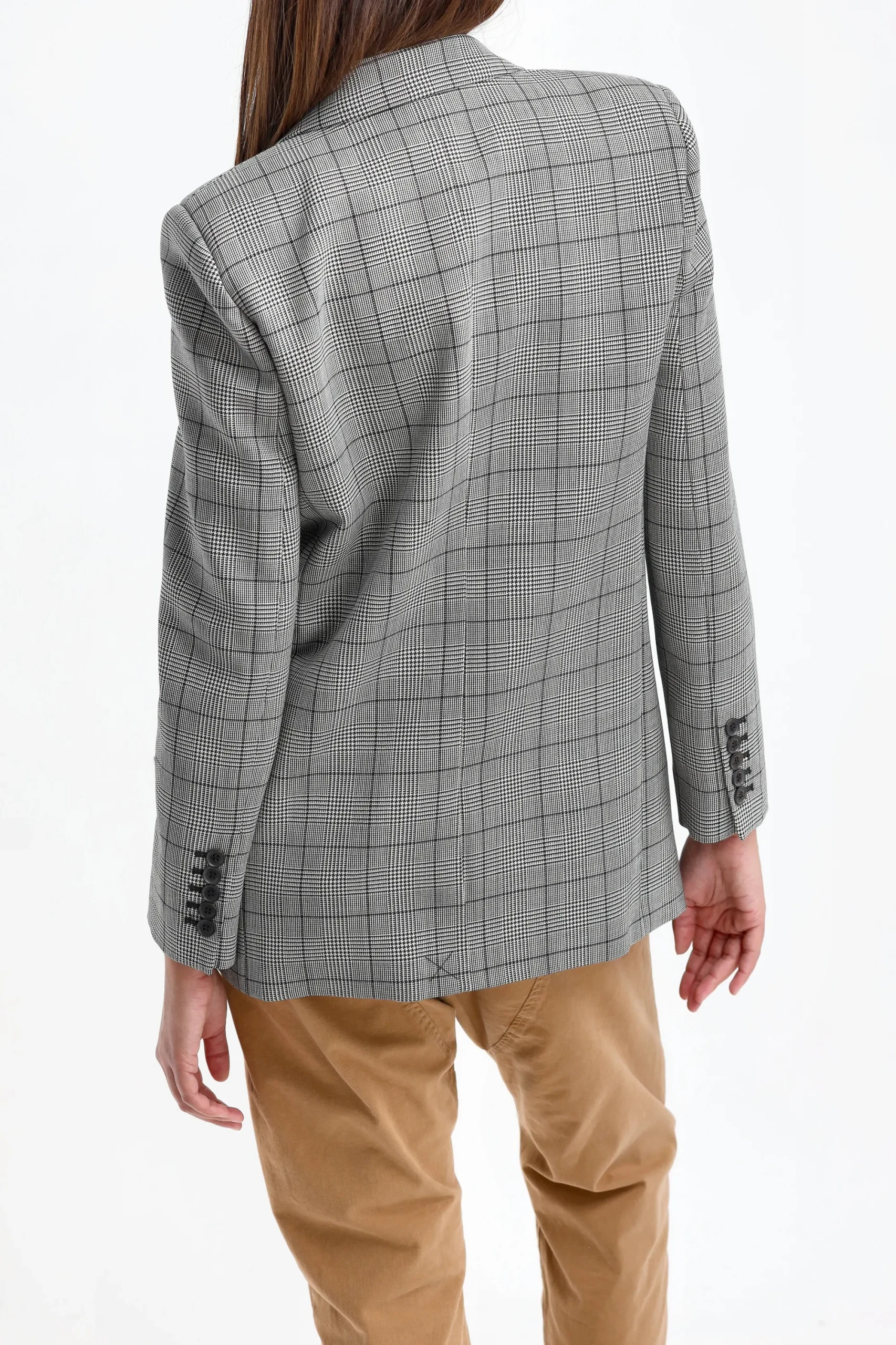 Femme Nili Lotan Blazer Diane En Noir/Ivoire