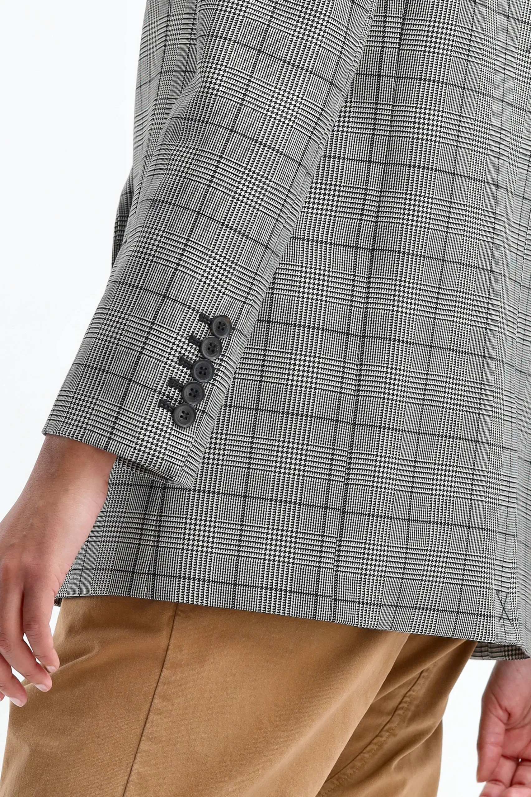 Femme Nili Lotan Blazer Diane En Noir/Ivoire