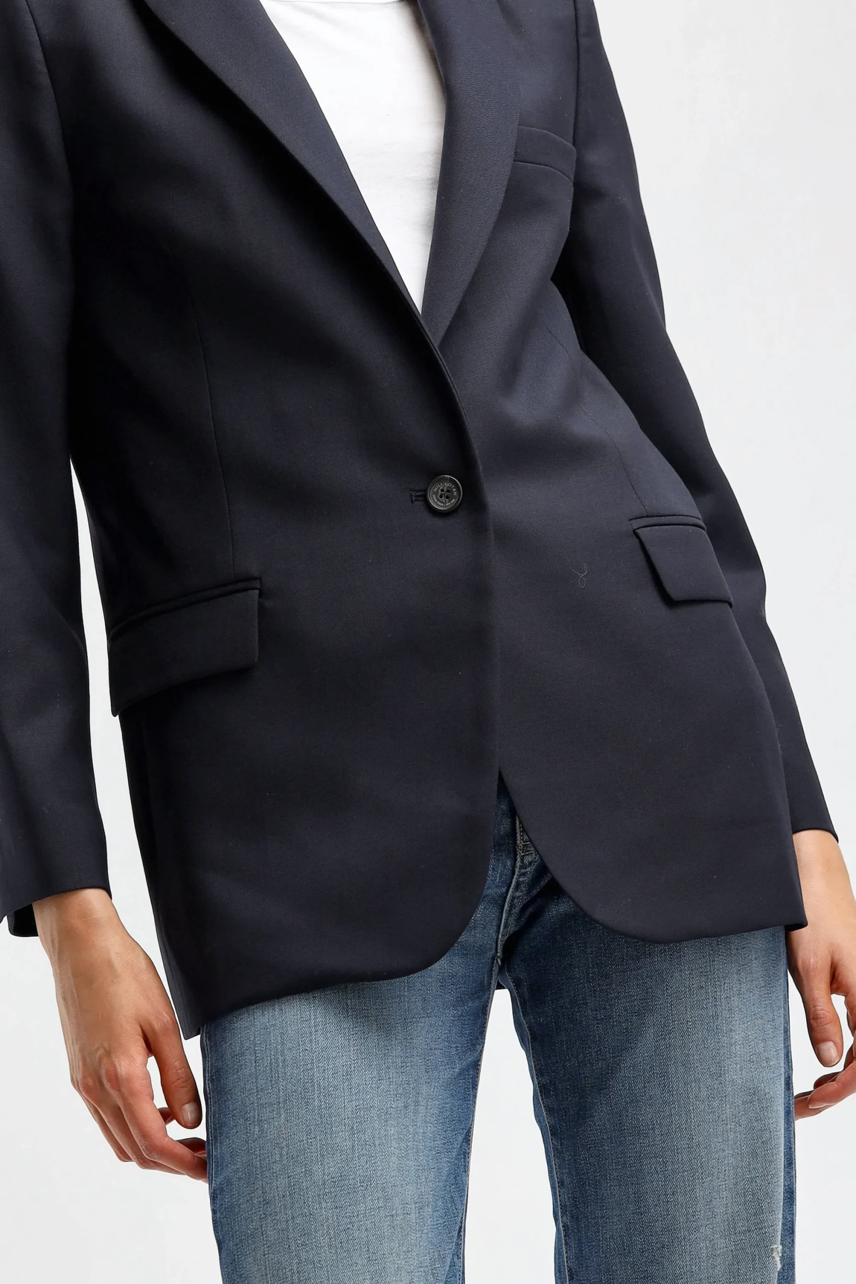 Femme Nili Lotan Blazer Diane In Dark Navy
