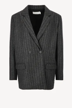 Femme IRO Blazer Donesi En Anthracite/Gris