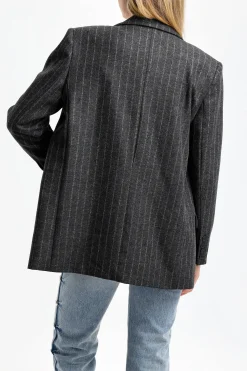 Femme IRO Blazer Donesi En Anthracite/Gris