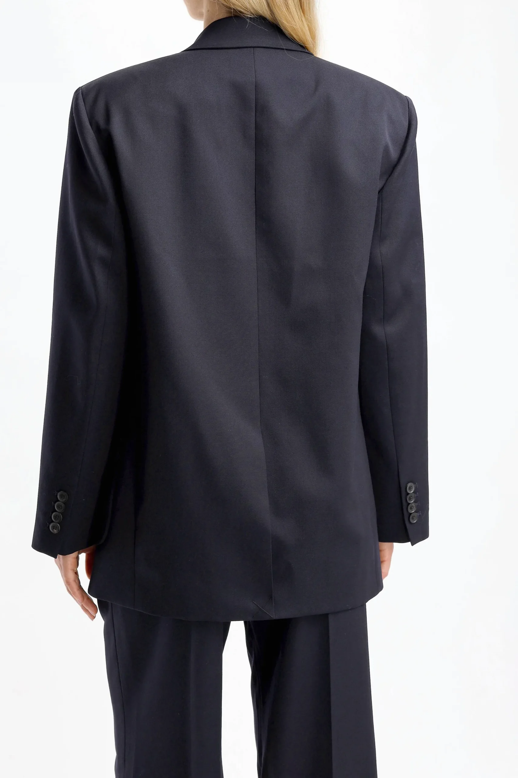 Femme Nili Lotan Blazer Gael En Marine Fonce