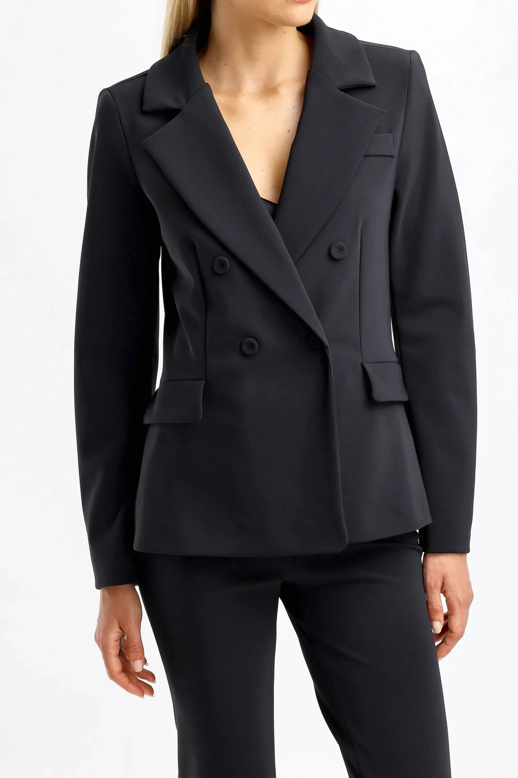Femme Chiara Boni Blazer Goldieau En Noir