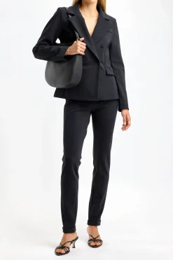Femme Chiara Boni Blazer Goldieau En Noir
