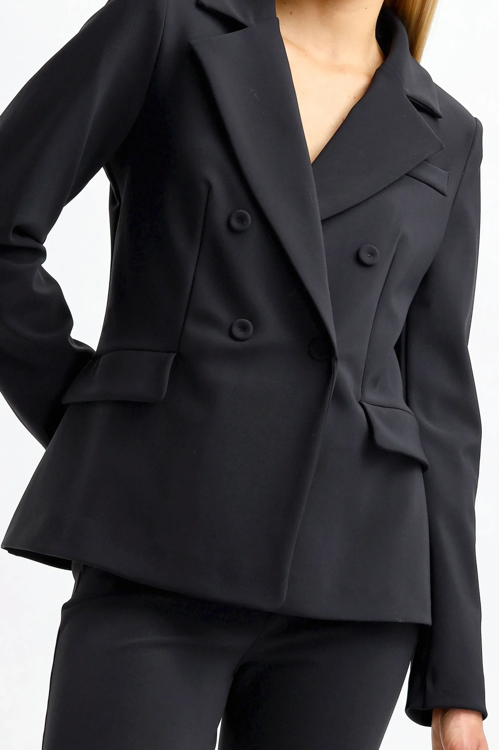 Femme Chiara Boni Blazer Goldieau En Noir