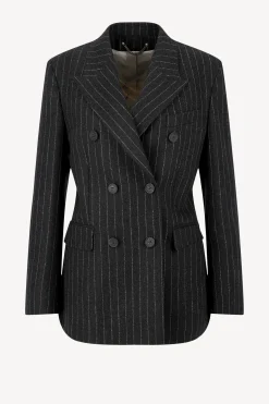 Femme Golden Goose Blazer Journey En Gris/Argente