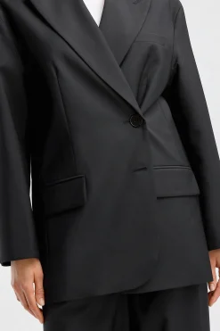 Femme Tibi Blazer Liam En Noir