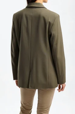 Femme Closed Blazer Lola In Army Green