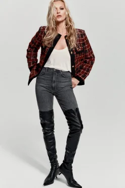 Femme Anine Bing Blazer Lydia En Cerise