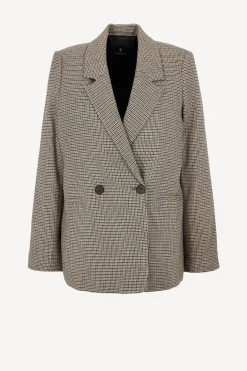 Femme Anine Bing Blazer Madeleine En Houndstooth