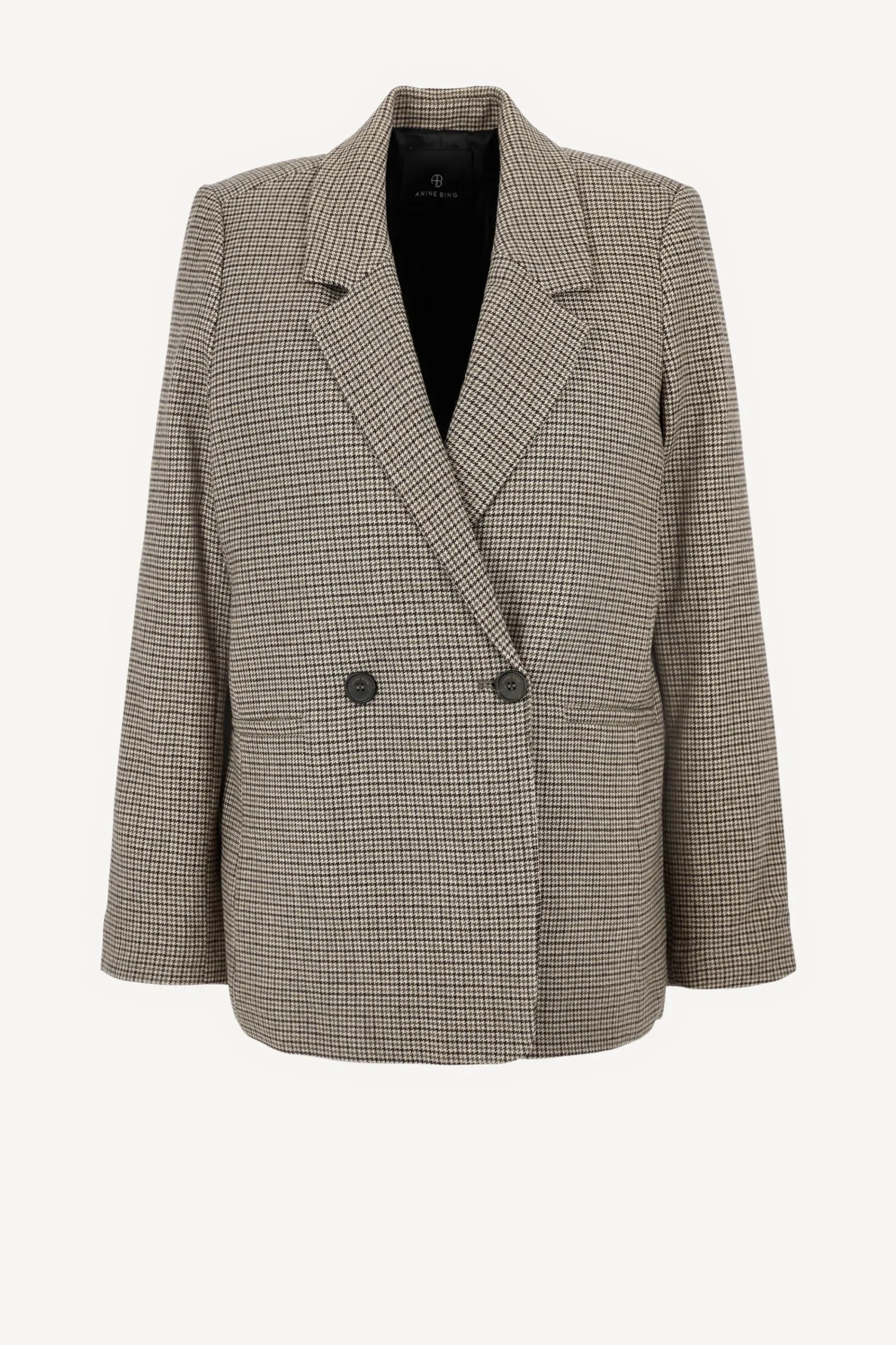 Femme Anine Bing Blazer Madeleine En Houndstooth