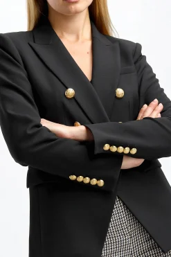 Femme Veronica Beard Blazer Miller Dickey En Noir