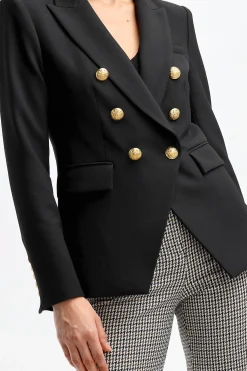Femme Veronica Beard Blazer Miller Dickey En Noir
