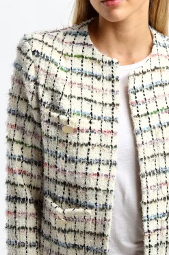 Femme IRO Blazer Miora En Multi Ecru