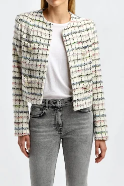 Femme IRO Blazer Miora En Multi Ecru