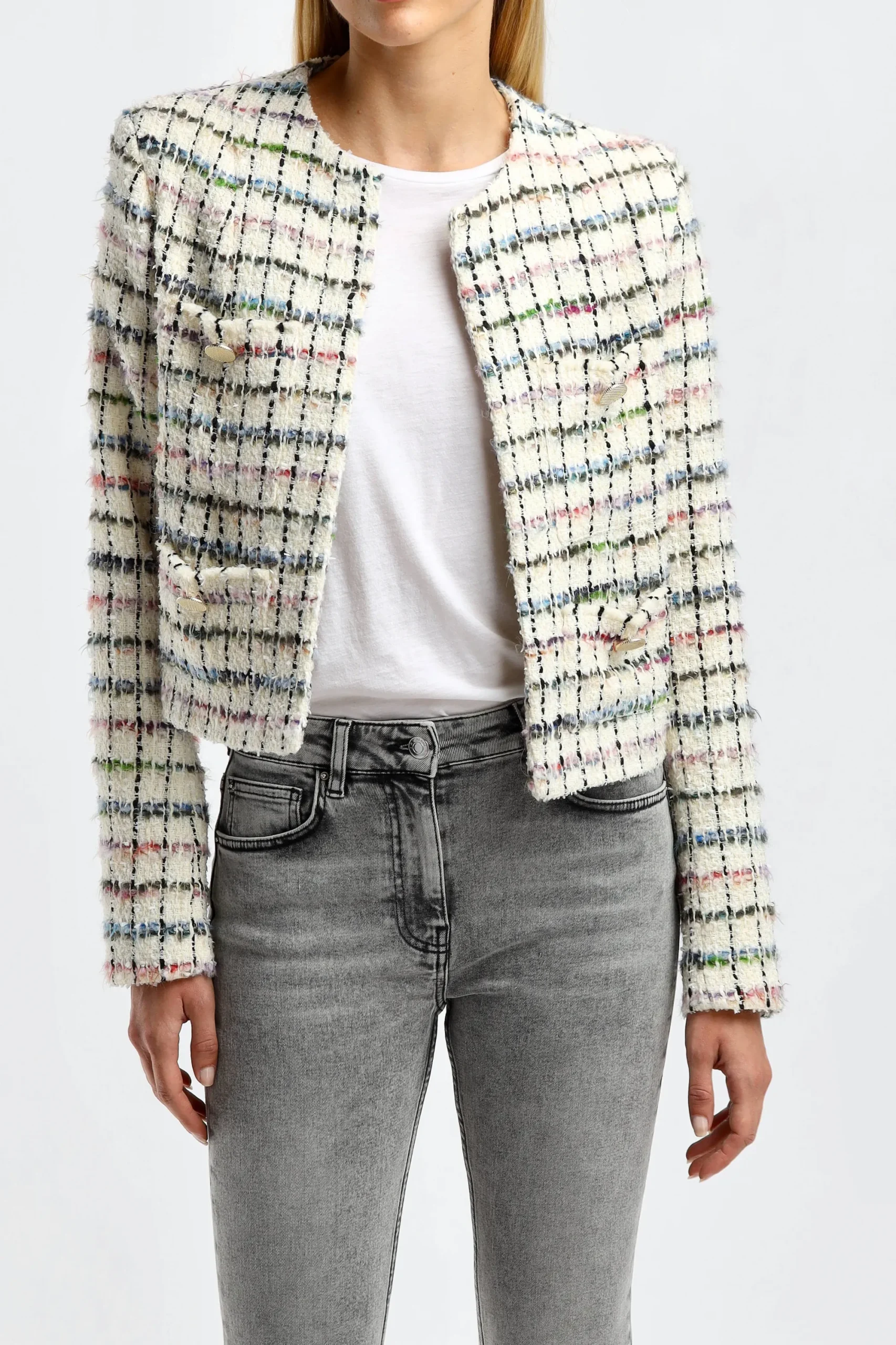 Femme IRO Blazer Miora En Multi Ecru